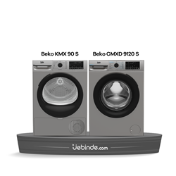 Beko 2 li Çamaşır ve Kurutma Paketi-6 (CMXD 9120 S + KMX 90 S)